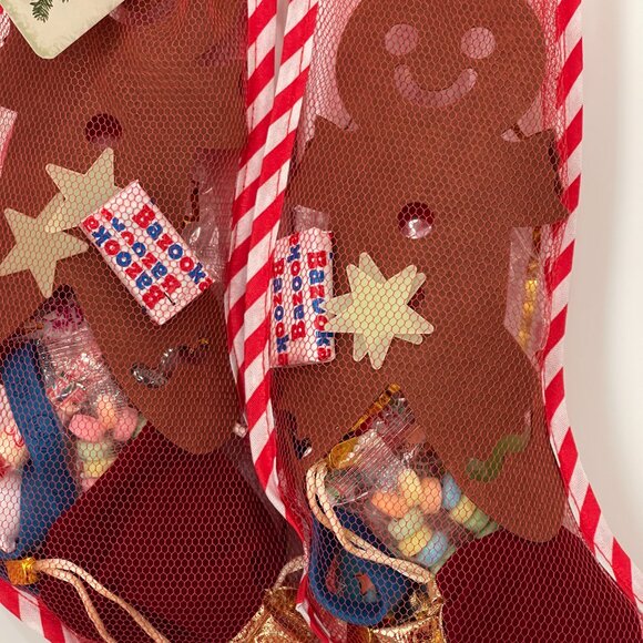 🎄2 Vintage Inspired Christmas STOCKING FILLED w FAVORS & SWEETS! (2) - Picture 9 of 15